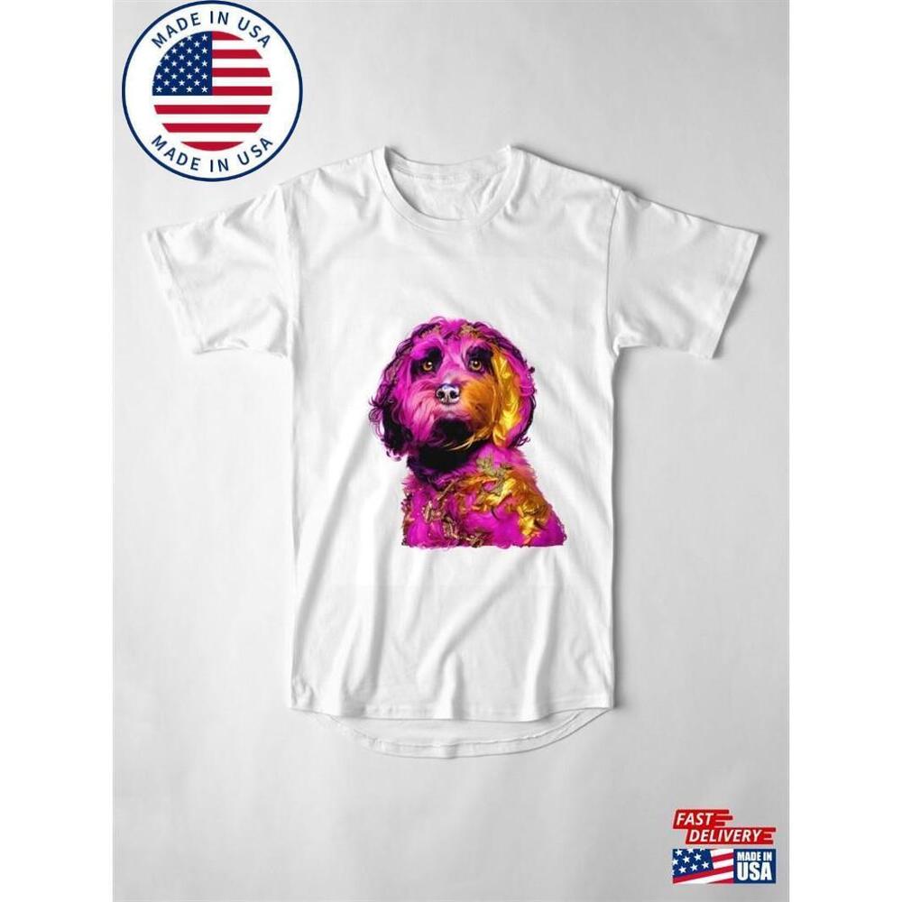 Cockerpoo Dog Abstract Long T-Shirt Classic